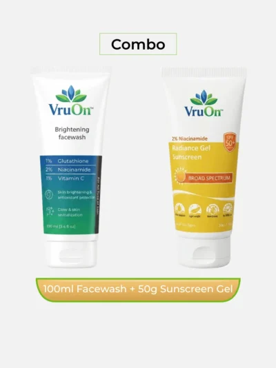 [Combo] Brightening Facewash + Sunscreen SPF 50 PA ++++
