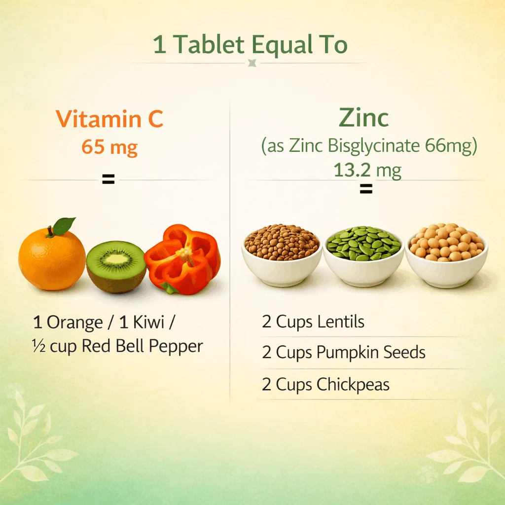 Vitamin C with Amla Extract + Zinc Tablet - Image 8