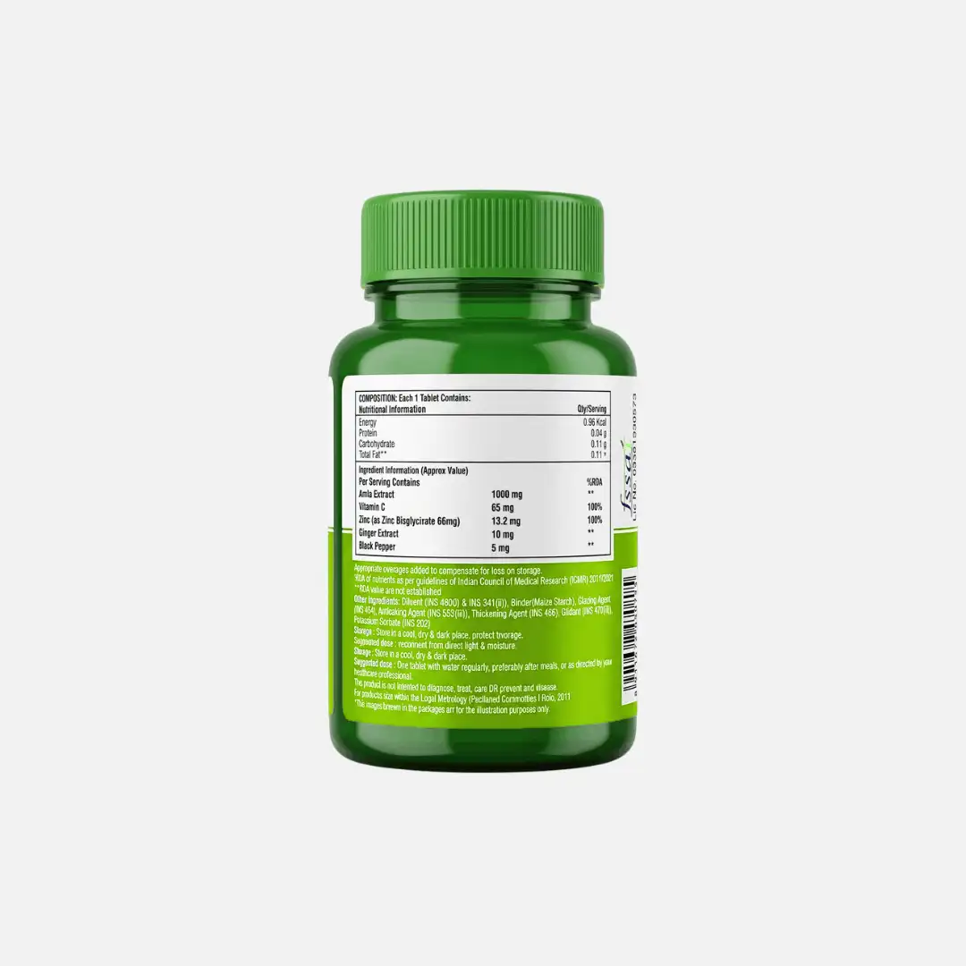 Vitamin C with Amla Extract + Zinc Tablet - Image 2
